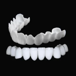 Latest Snap on Smile Dental Upper Lower Fake Teeth Cover Perfect Bright Veneers