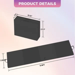 2 Inch Thick Foldable Yoga Mat